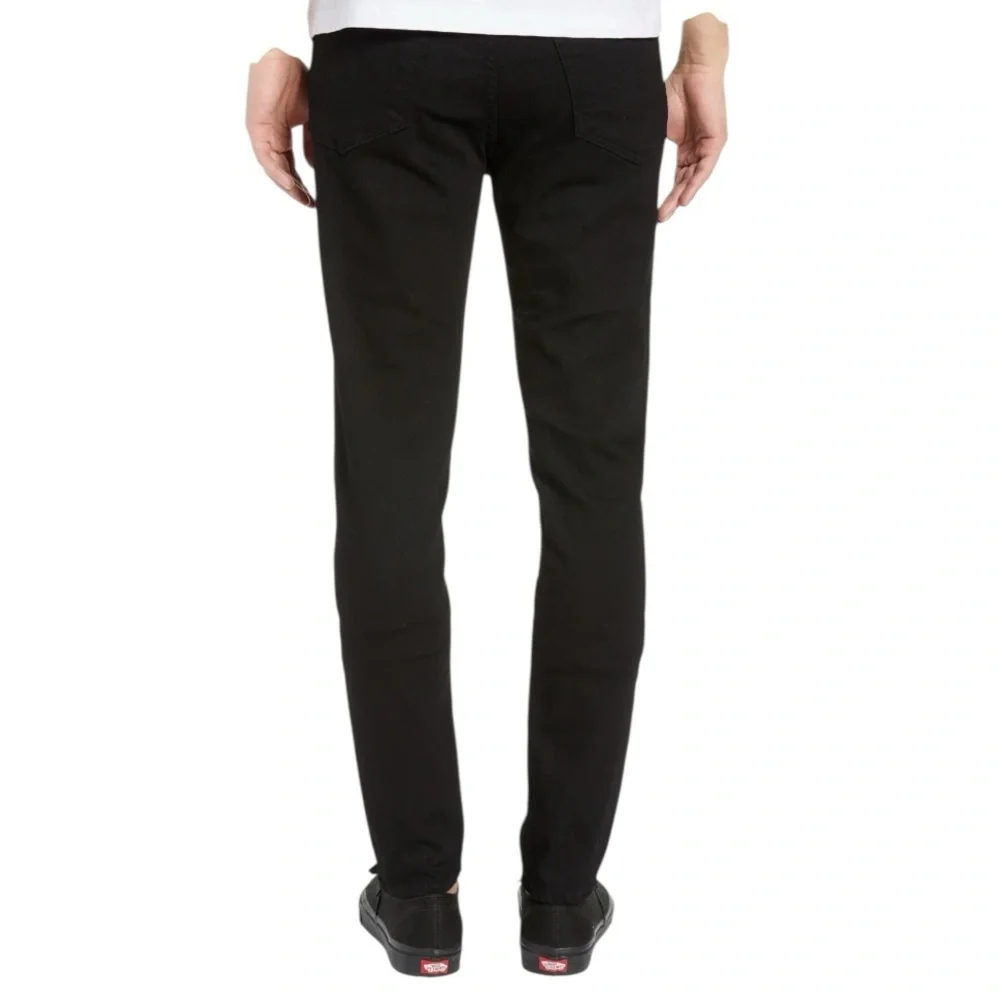 NWT’S Frame Jagger Mid- Rise True Skinny Fit Black Jeans SZ 38 (Fast Shipping)